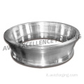 anello in lega di alluminio di grande diametro forgiatura per aerospaziale